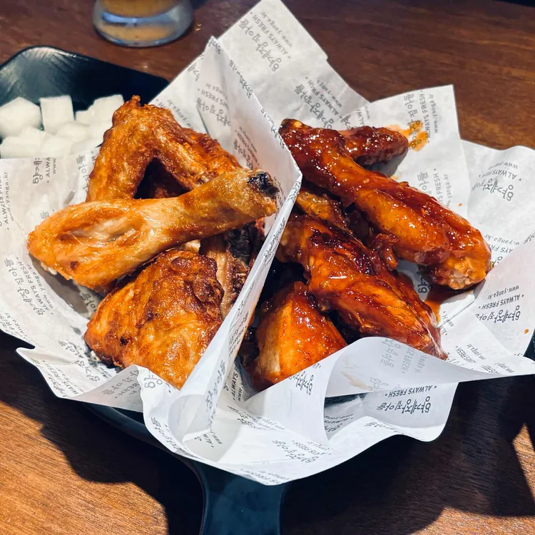 대박치킨의 양념 치킨